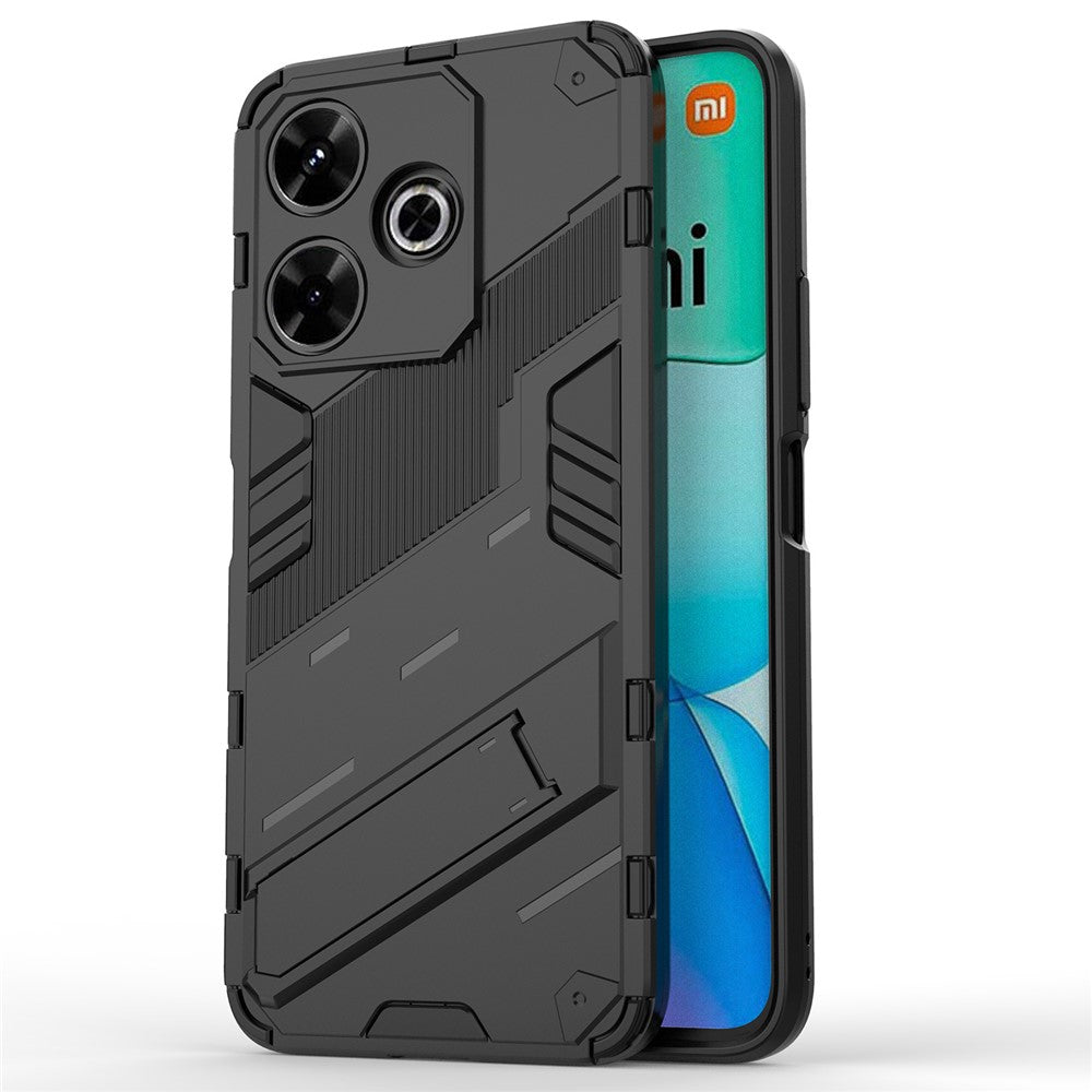 For Xiaomi Redmi 13 5G / 13 4G Case PC+TPU Shockproof Protective Phone Cover with Kickstand