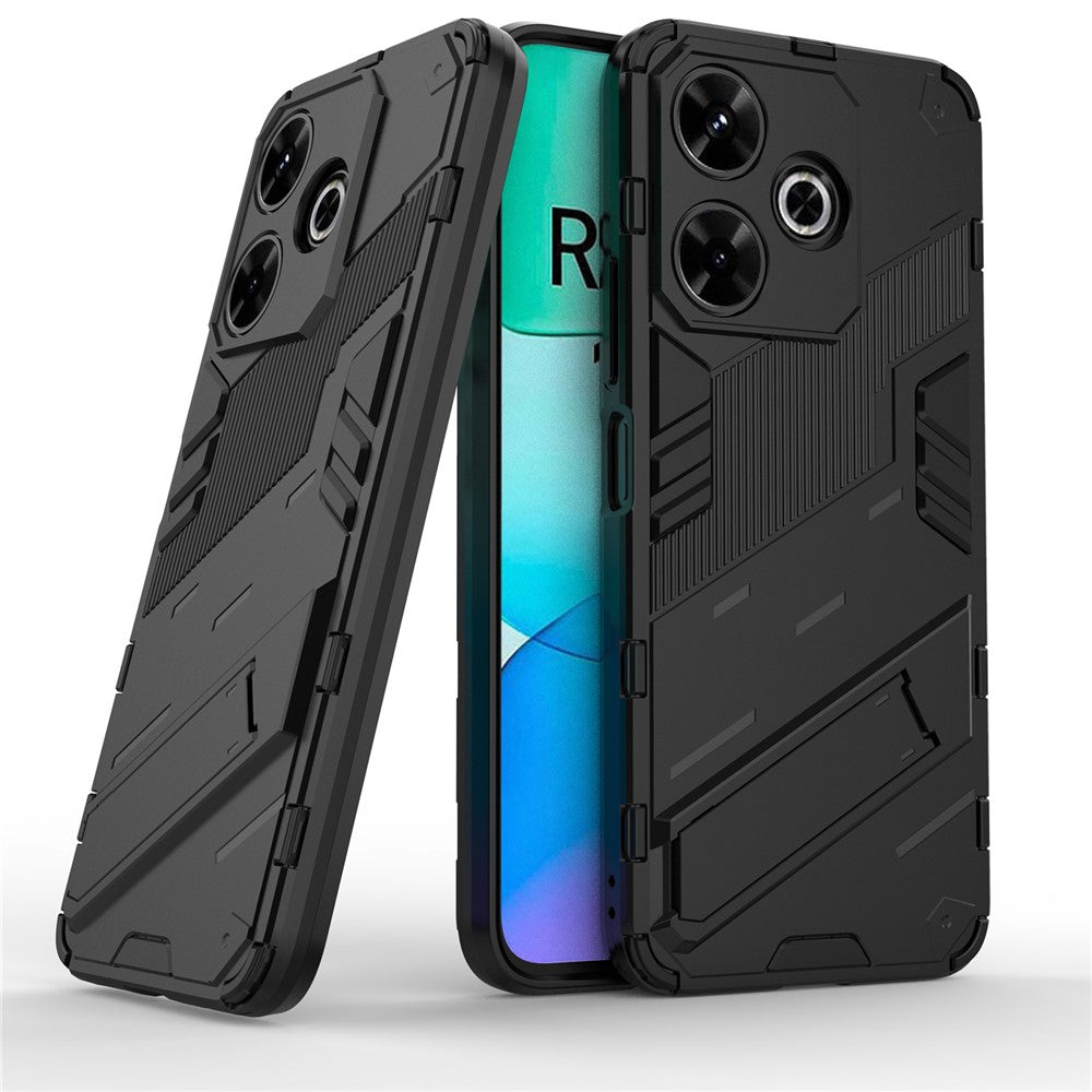 For Xiaomi Redmi 13 5G / 13 4G Case PC+TPU Shockproof Protective Phone Cover with Kickstand