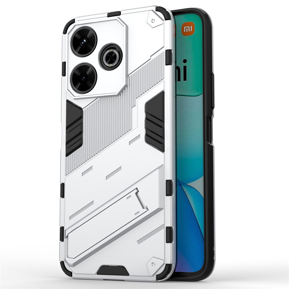 For Xiaomi Redmi 13 5G / 13 4G Case PC+TPU Shockproof Protective Phone Cover with Kickstand