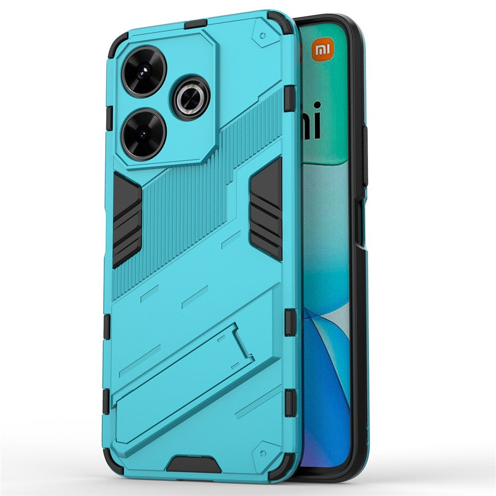 For Xiaomi Redmi 13 5G / 13 4G Case PC+TPU Shockproof Protective Phone Cover with Kickstand
