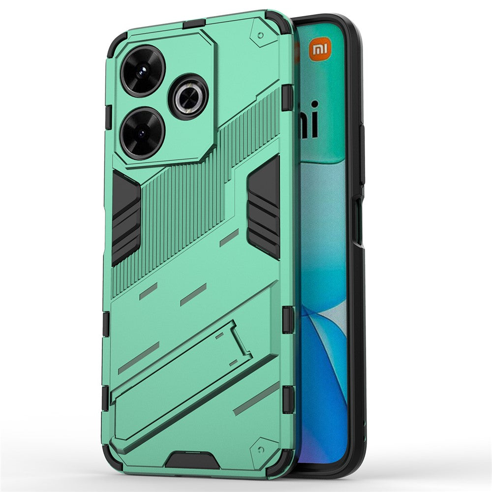 For Xiaomi Redmi 13 5G / 13 4G Case PC+TPU Shockproof Protective Phone Cover with Kickstand