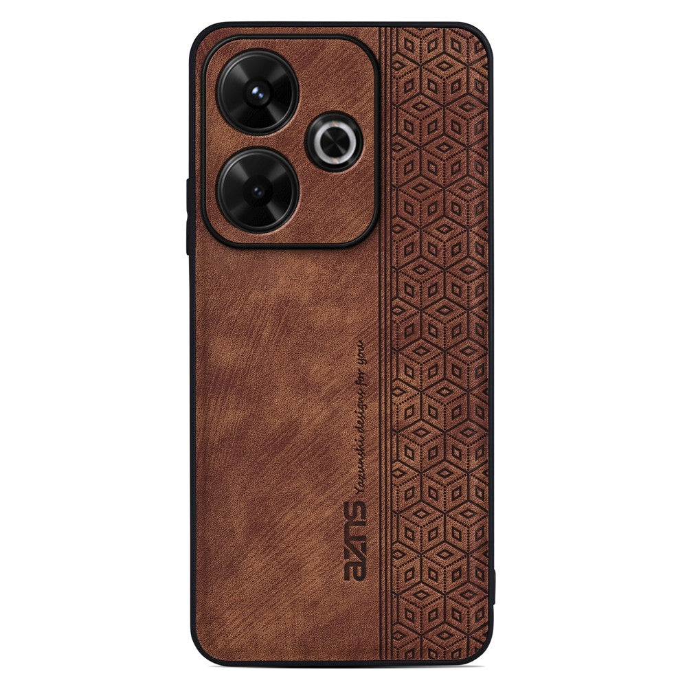 AZNS For Xiaomi Redmi 13 5G / 13 4G / Note 13R 5G Case Non-Slip Leather+TPU Phone Cover