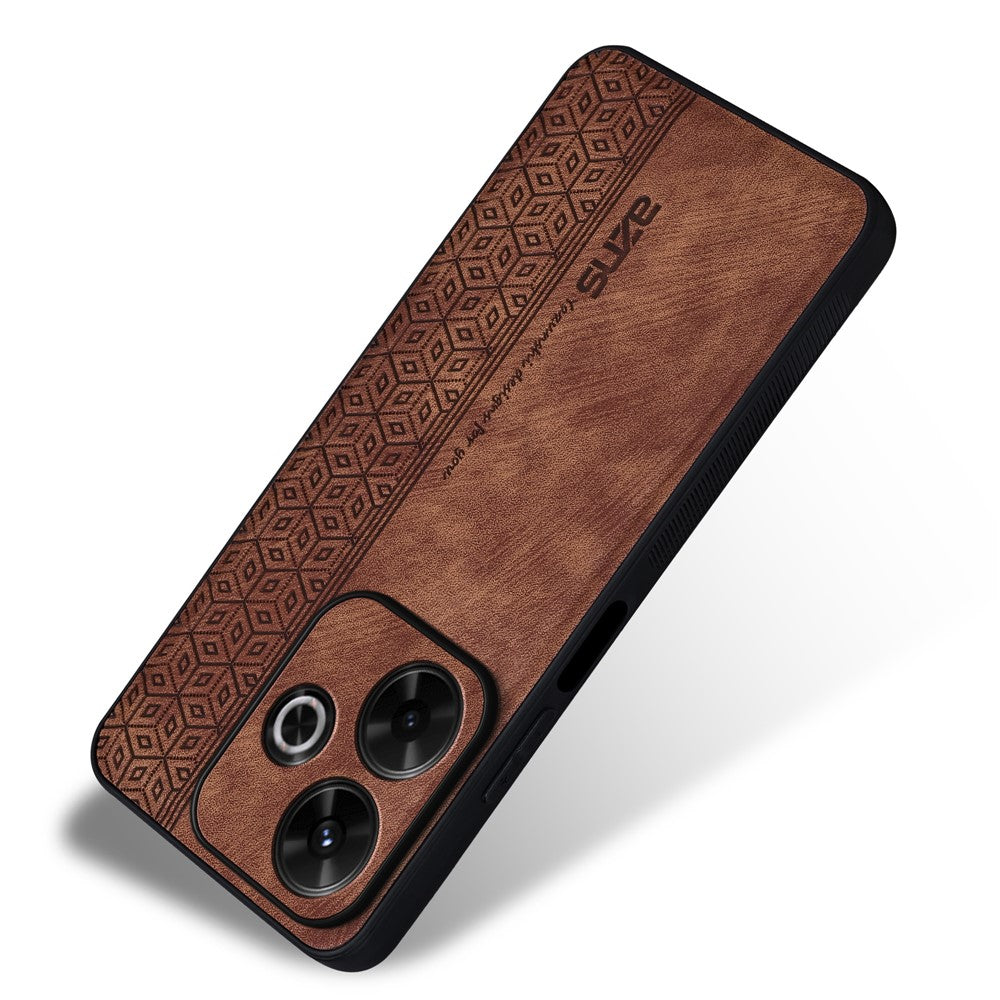 AZNS For Xiaomi Redmi 13 5G / 13 4G / Note 13R 5G Case Non-Slip Leather+TPU Phone Cover