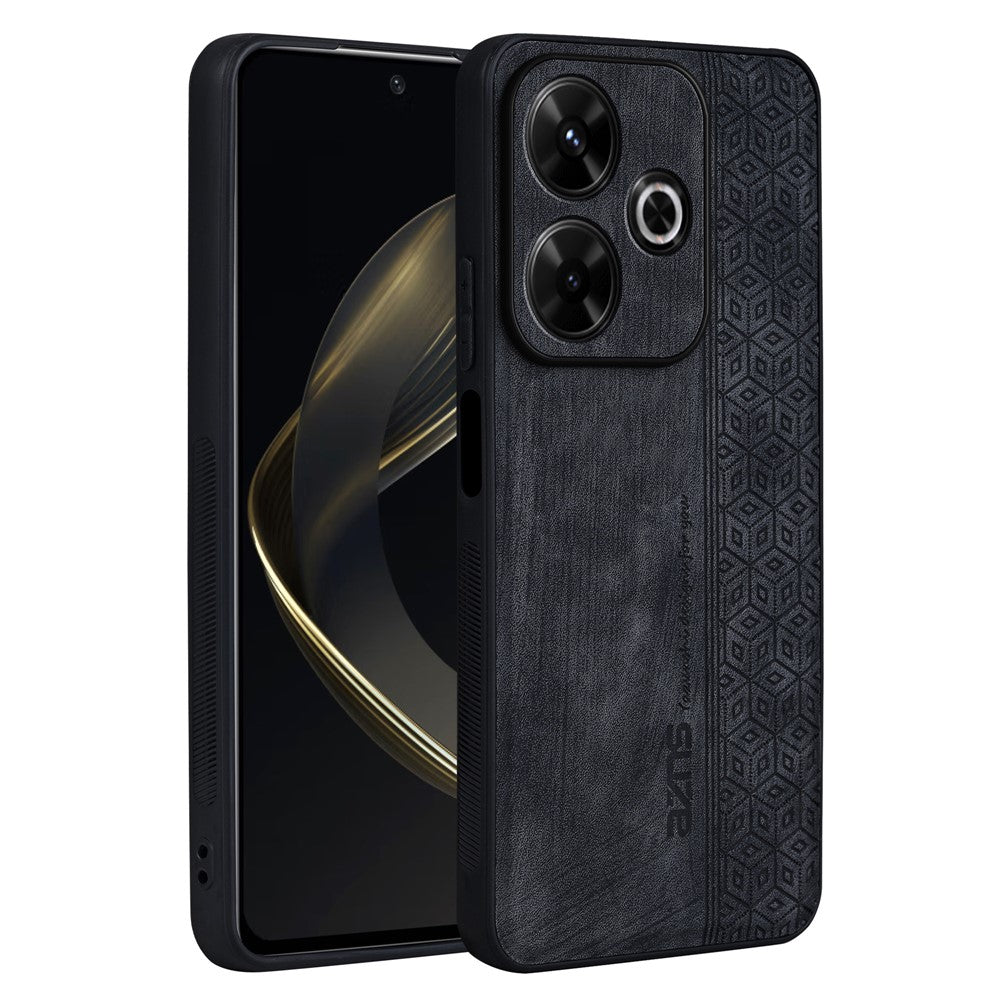 AZNS For Xiaomi Redmi 13 5G / 13 4G / Note 13R 5G Case Non-Slip Leather+TPU Phone Cover