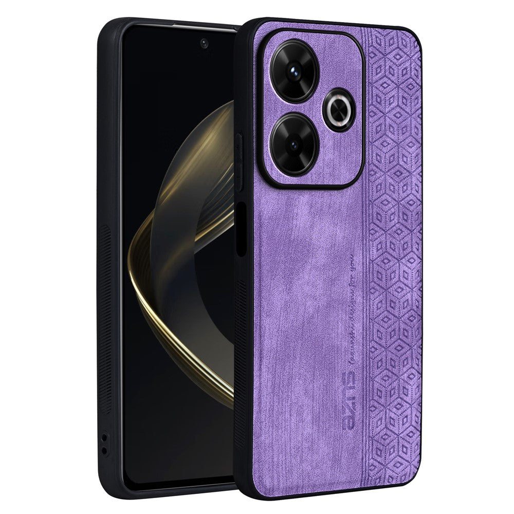 AZNS For Xiaomi Redmi 13 5G / 13 4G / Note 13R 5G Case Non-Slip Leather+TPU Phone Cover