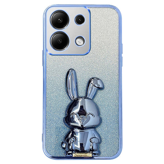 Xiaomi Redmi Note 13 Pro 4G / Xiaomi Poco M6 Pro 4G Handyhülle – Poco M6 Pro 4G PC+TPU Glitzer Cartoon Hase