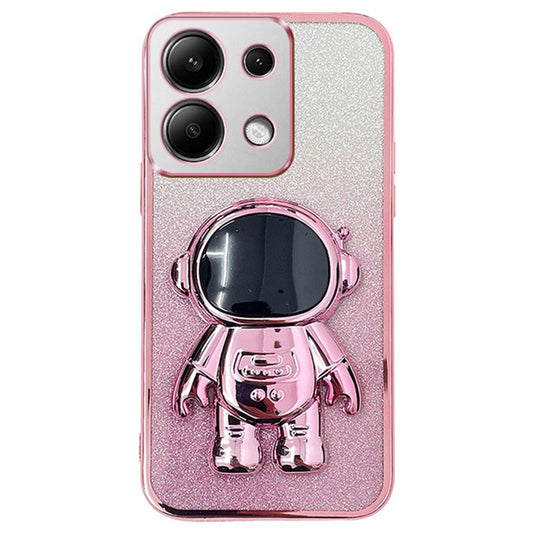 Xiaomi Redmi Note 13 Pro 4G / Xiaomi Poco M6 Pro 4G Handyhülle – Poco M6 Pro 4G Astronaut versteckter Ständer PC+TPU