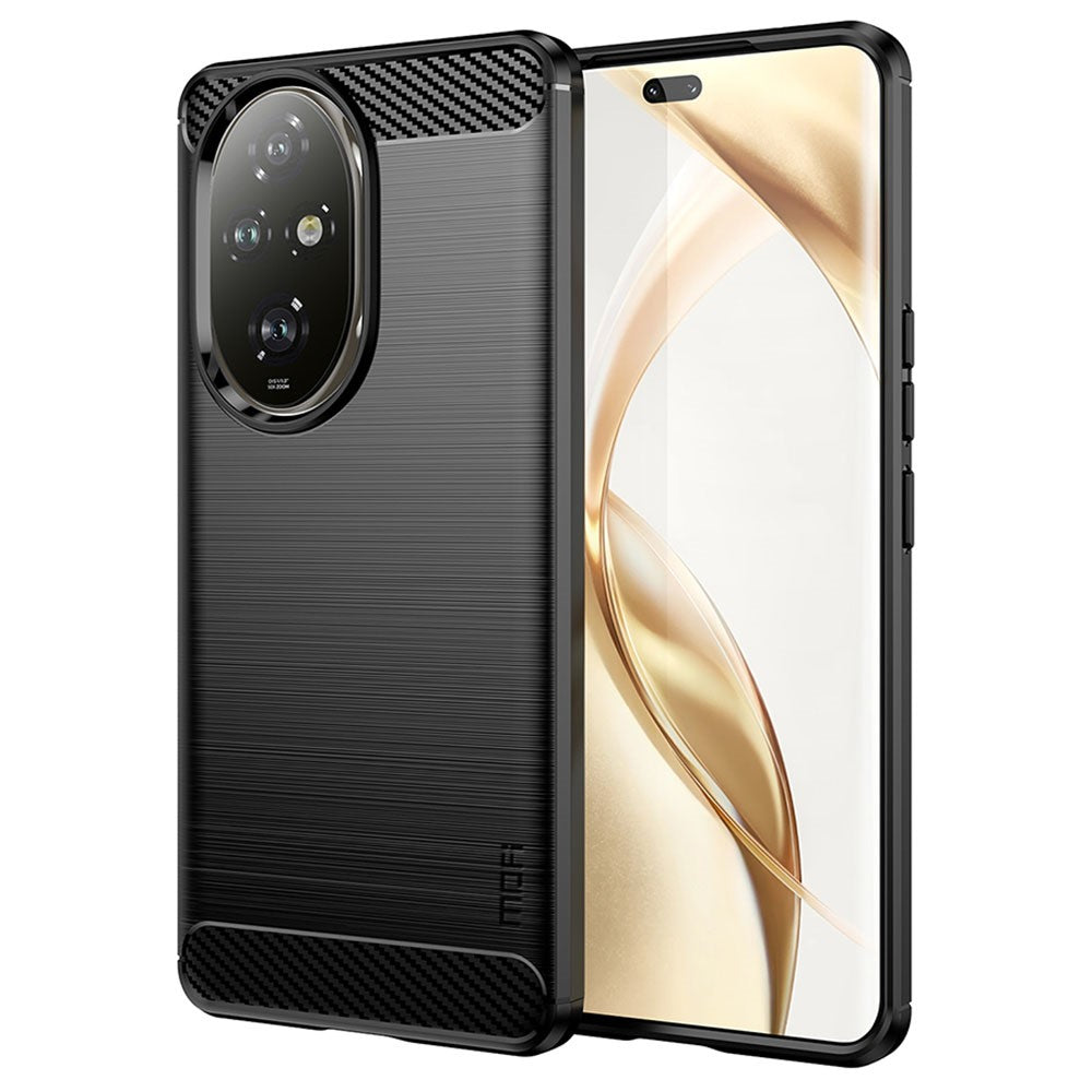 MOFI JK TPU Series-1 For Honor 200 Pro 5G TPU Case Carbon Fiber Texture Brushed Phone Cover