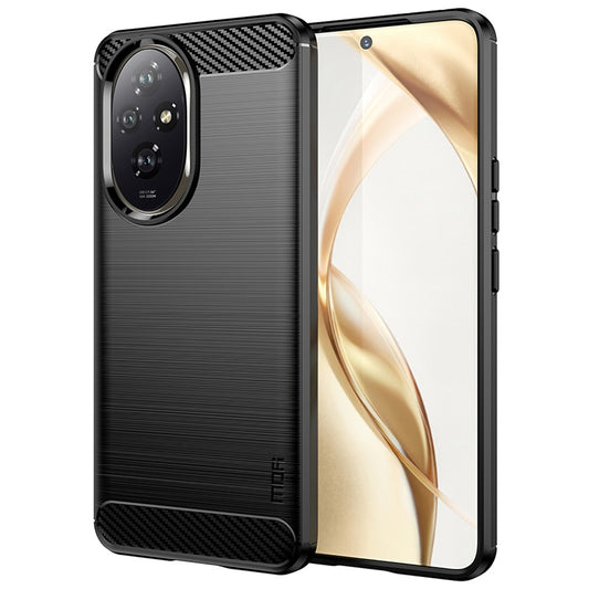 Honor 200 5G Handyhülle – MOFI JK TPU Series-1 Gehäuse aus gebürstetem TPU mit Kohlefaser-Textur