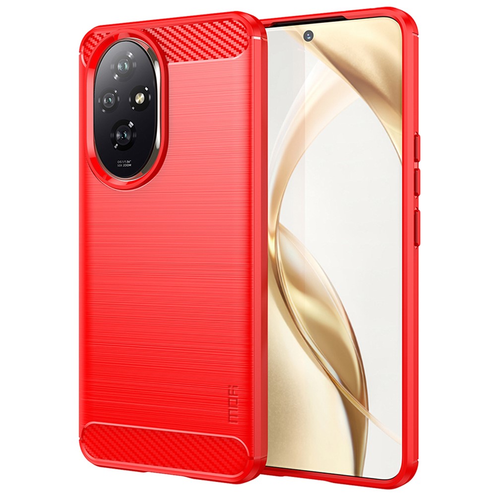 MOFI JK TPU Series-1 For Honor 200 5G Case Brushed TPU Phone Cover Carbon Fiber Texture