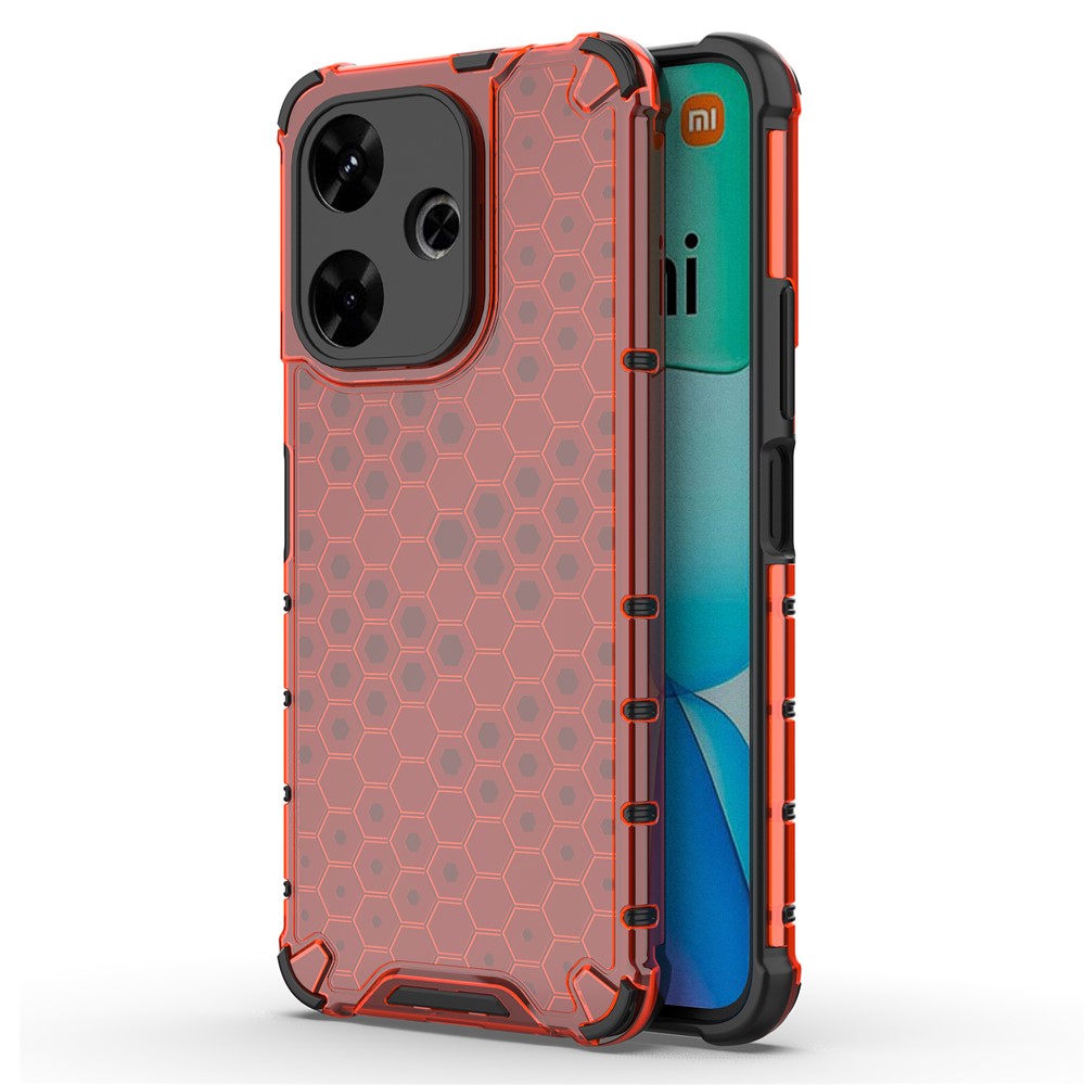 For Xiaomi Redmi 13 5G / 13 4G Case Honeycomb PC+TPU Hybrid Phone Cover