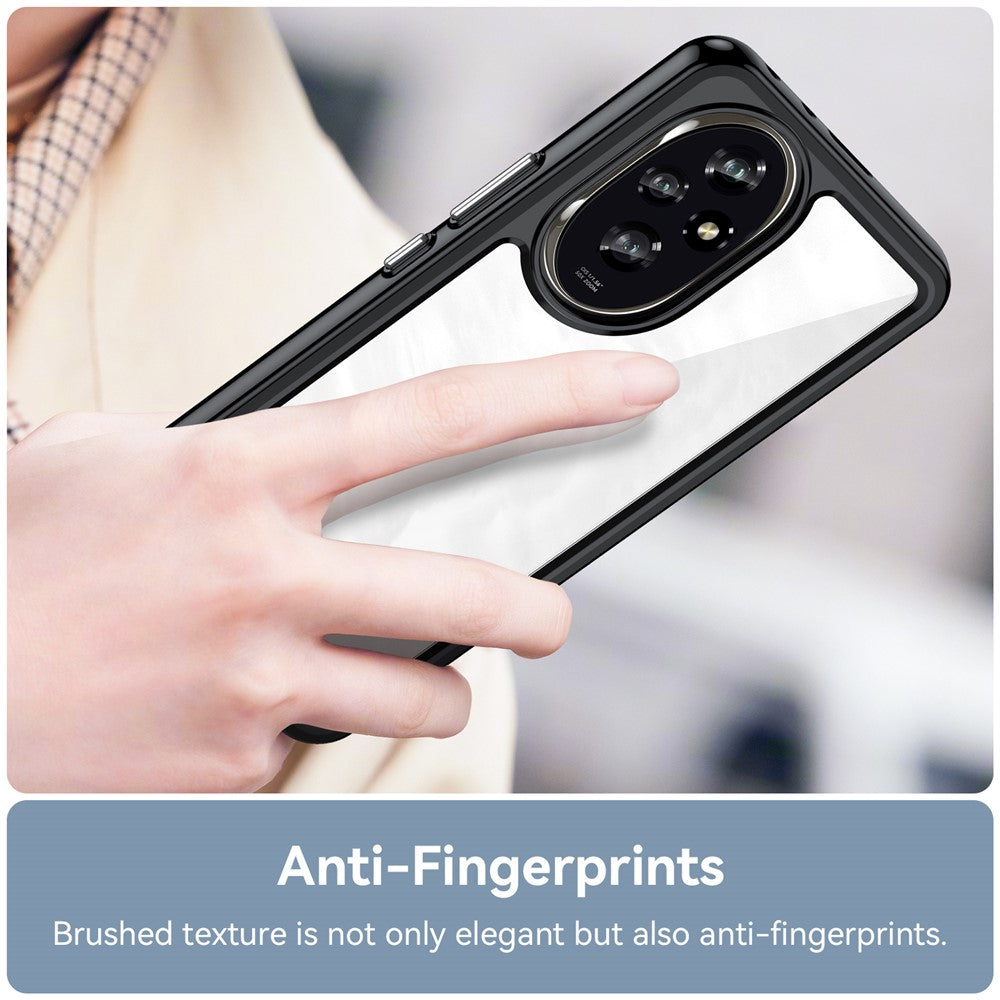 Honor 200 5G Transparente Handyhülle – Stoßfeste Rückseite, aus TPU & Acryl