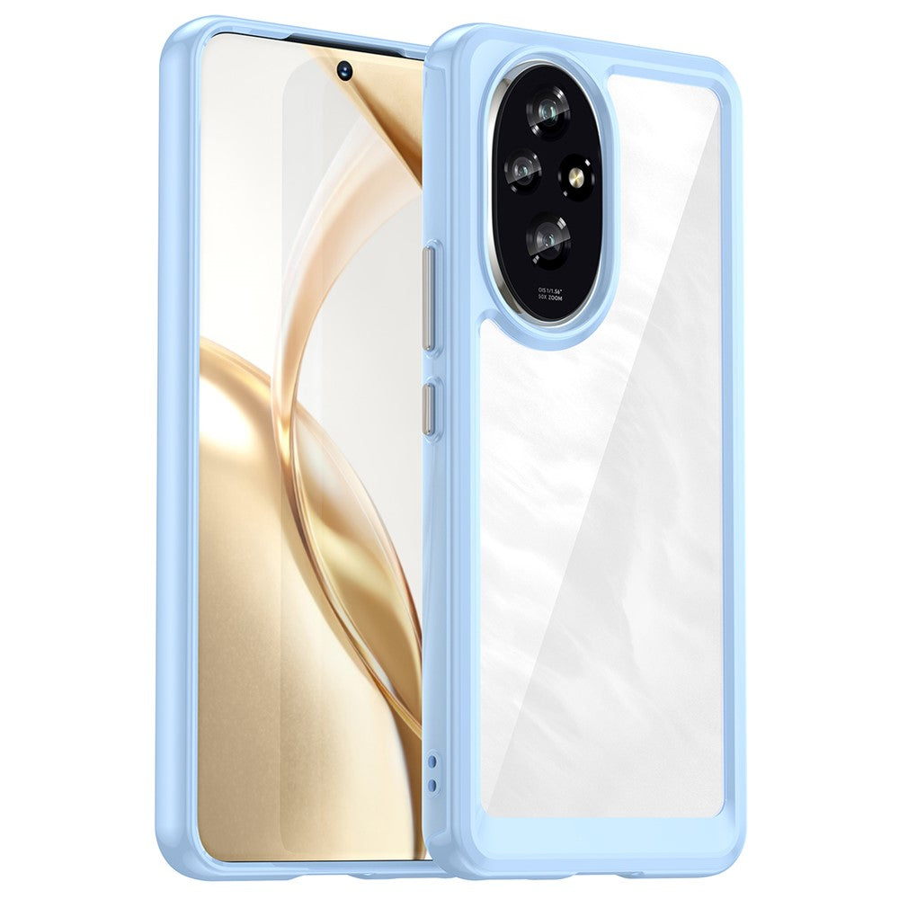 Honor 200 5G Transparente Handyhülle – Stoßfeste Rückseite, aus TPU & Acryl