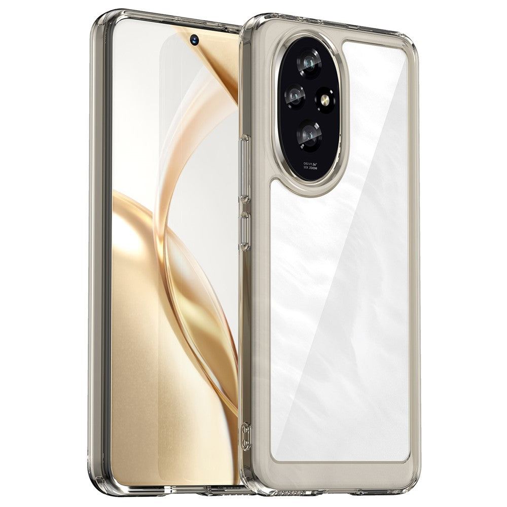 Honor 200 5G Transparente Handyhülle – Stoßfeste Rückseite, aus TPU & Acryl