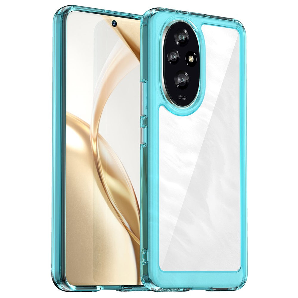 Honor 200 5G Transparente Handyhülle – Stoßfeste Rückseite, aus TPU & Acryl