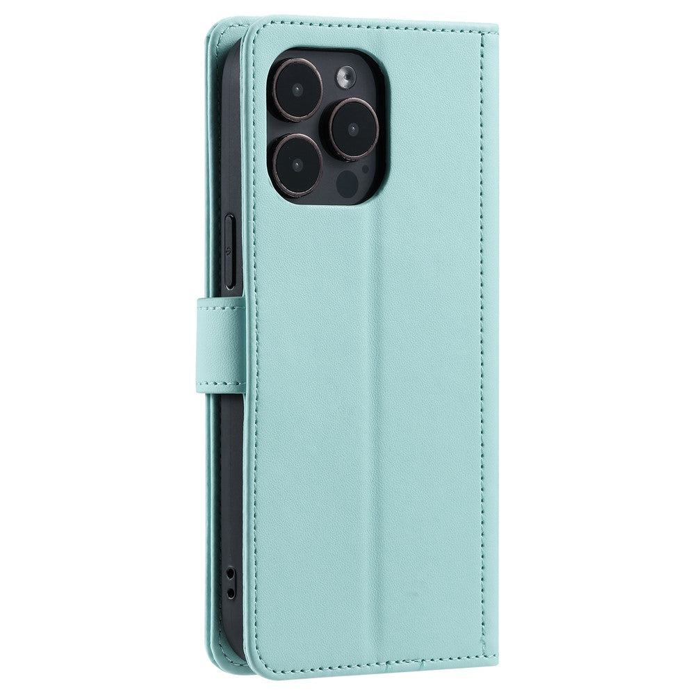 iPhone 16 Pro Wallet-Hülle – Rautenmuster mit Geldbörsenfunktion & Riemen