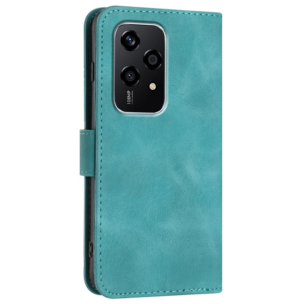 YX0040 For Honor 200 Lite Case with Wrist Strap Geometry Pattern Leather Phone Cover
