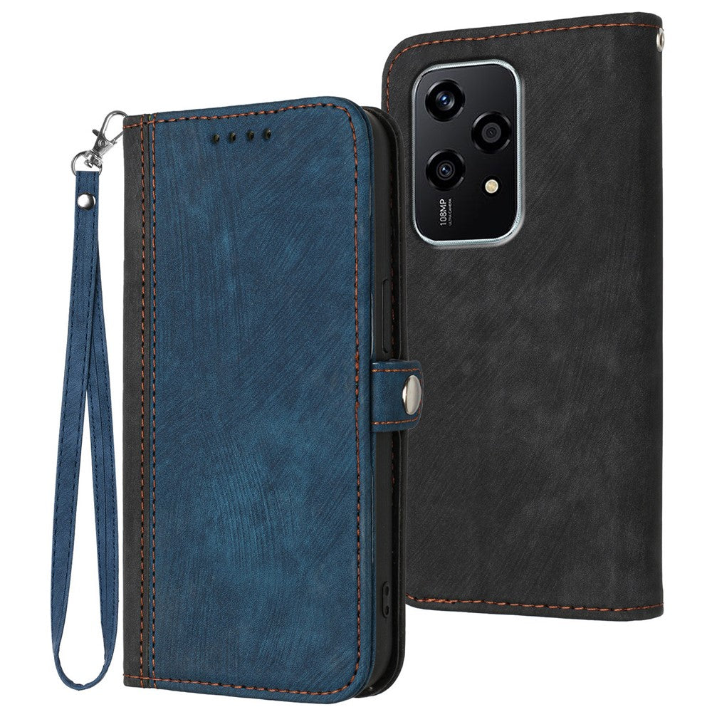 YX0020 For Honor 200 Lite Case Dual Magnetic Clasps Leather Phone Cover