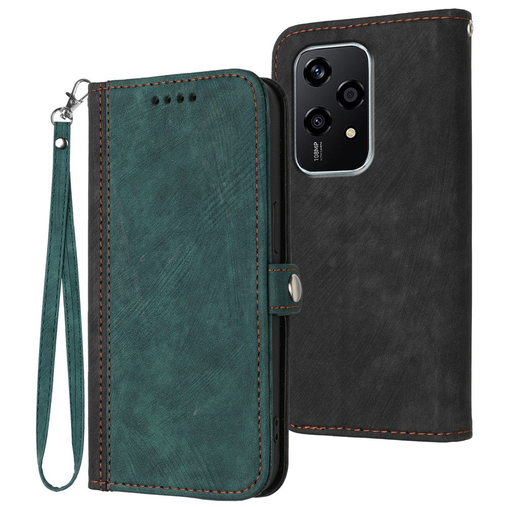 YX0020 For Honor 200 Lite Case Dual Magnetic Clasps Leather Phone Cover