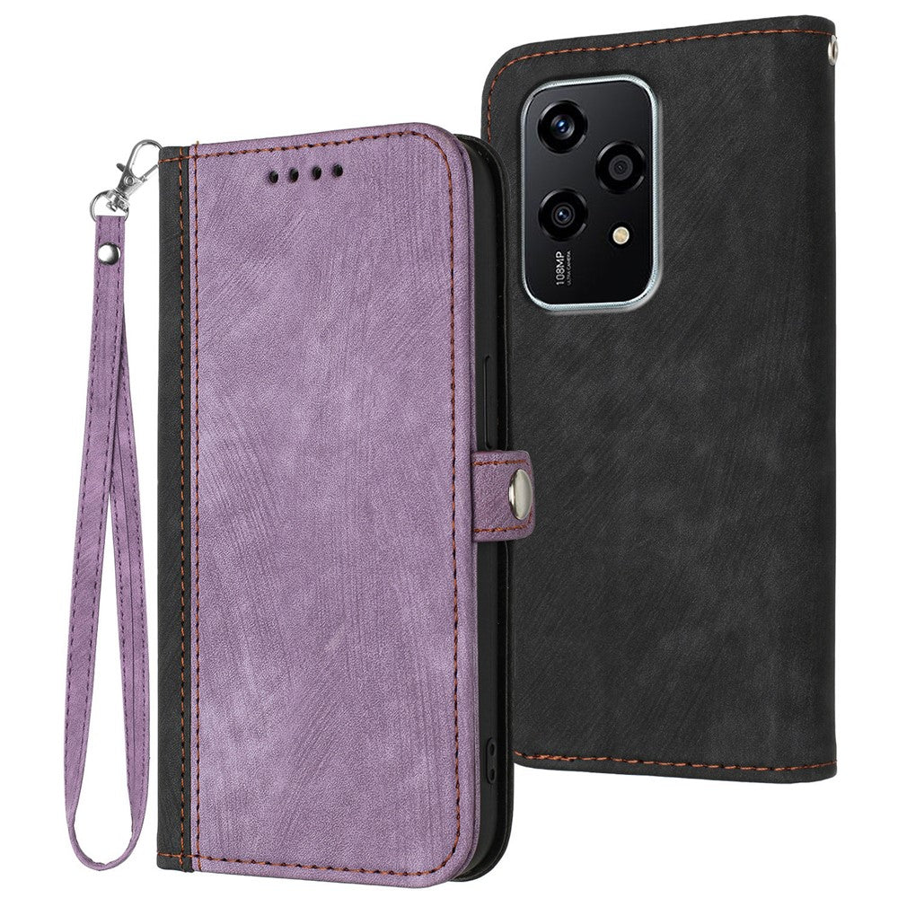 YX0020 For Honor 200 Lite Case Dual Magnetic Clasps Leather Phone Cover
