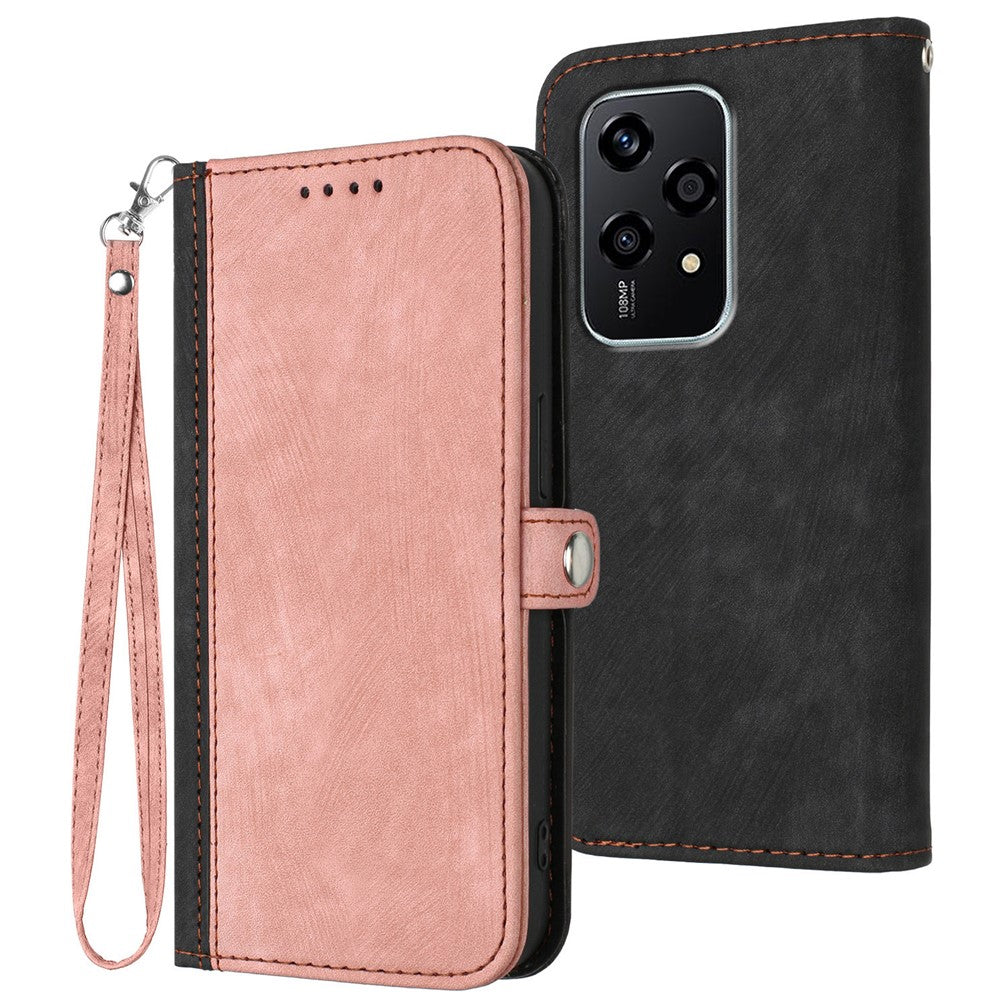 YX0020 For Honor 200 Lite Case Dual Magnetic Clasps Leather Phone Cover