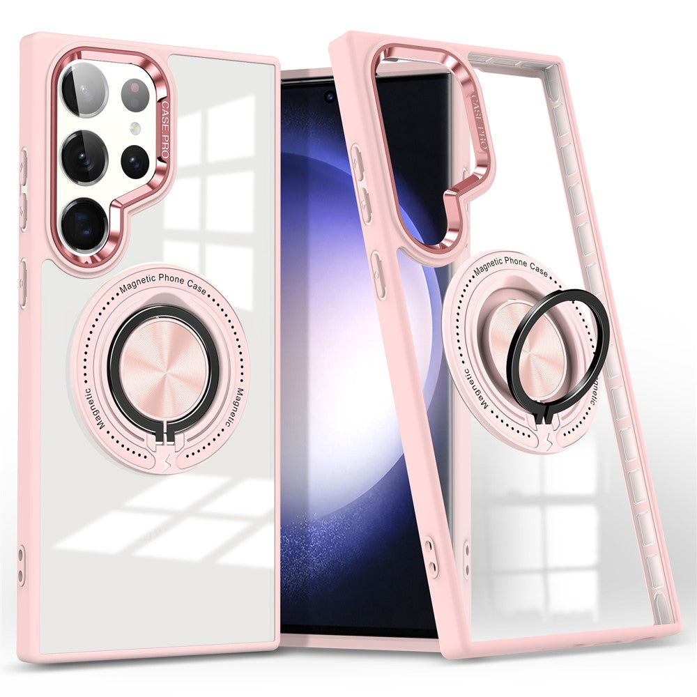 Galaxy S24 Ultra Magnetische Hülle – Kratzfest, stoßfest & mit Ständer