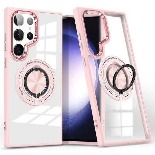 Galaxy S24 Ultra Magnetische Hülle – Kratzfest, stoßfest & mit Ständer