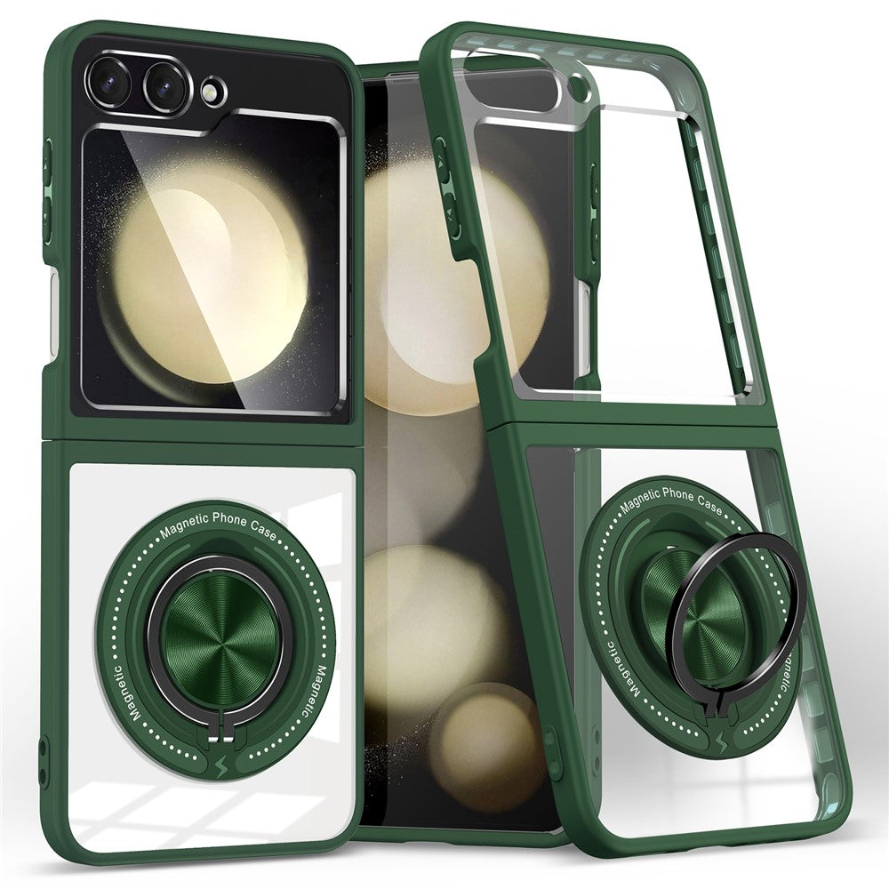 Galaxy Z Flip5 5G Magnetische Hülle – Kratzfest, stoßfest & mit Ständer