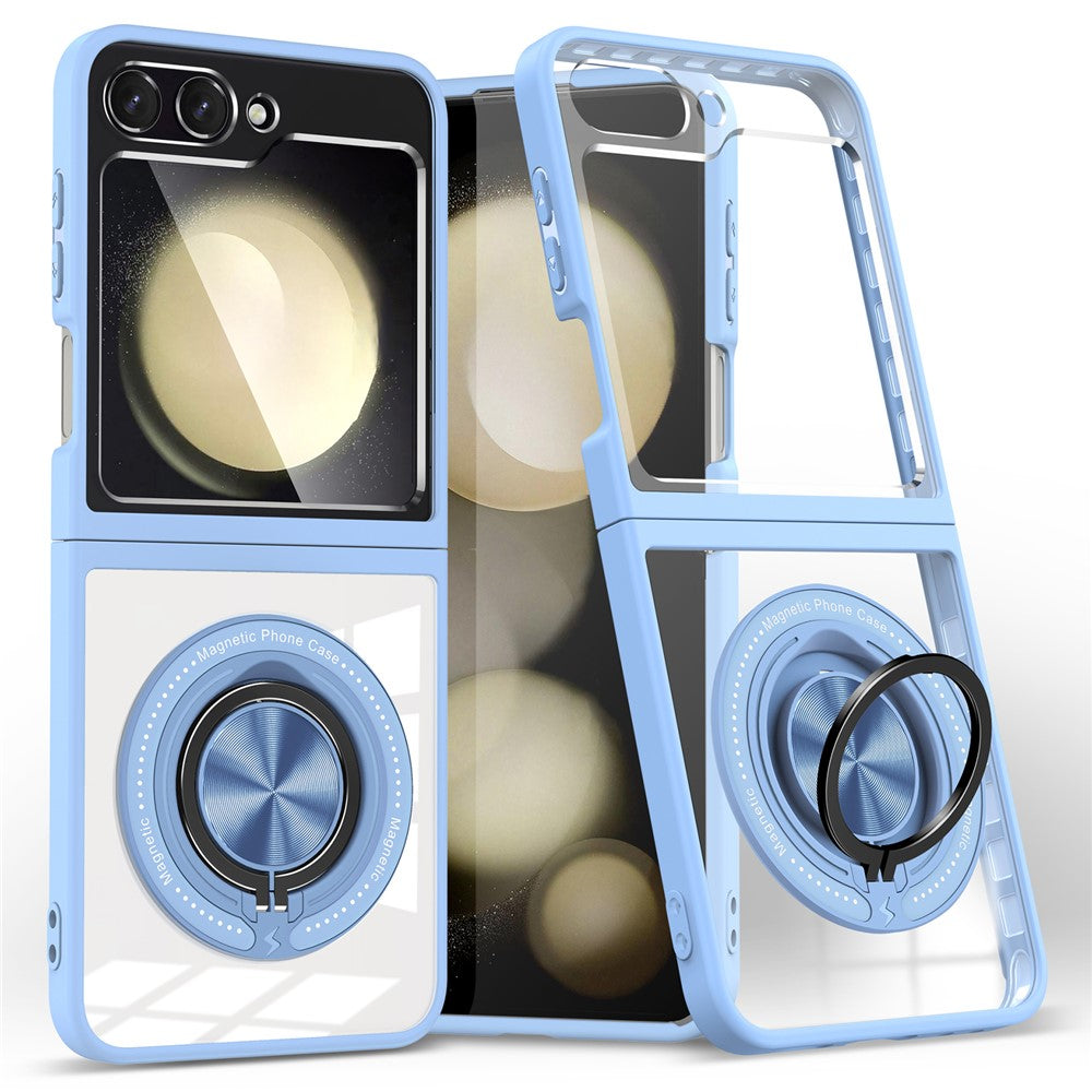 Galaxy Z Flip7 FE 5G / Z Flip6 5G Magnetische Hülle – Kratzfest, stoßfest & mit Ständer
