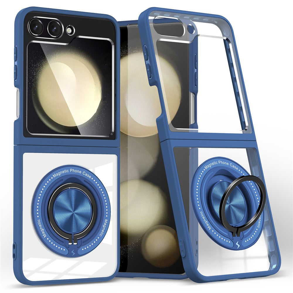 Galaxy Z Flip7 FE 5G / Z Flip6 5G Magnetische Hülle – Kratzfest, stoßfest & mit Ständer