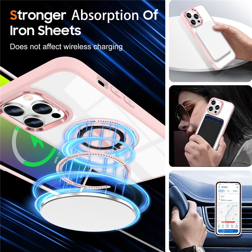 iPhone 15 Pro Magnetische Hülle – Kratzfest, stoßfest & mit Ständer