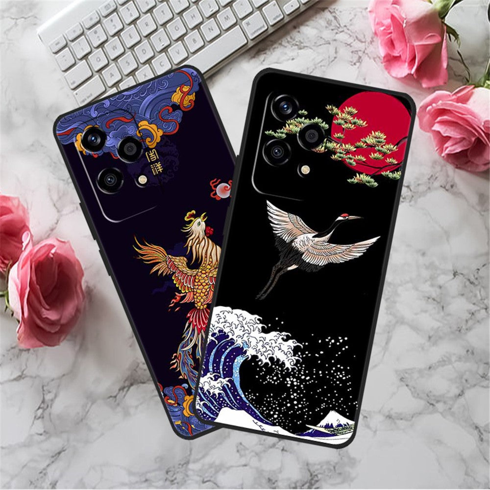 For Honor 200 Lite Case Pattern Printed TPU Shockproof Phone Cover