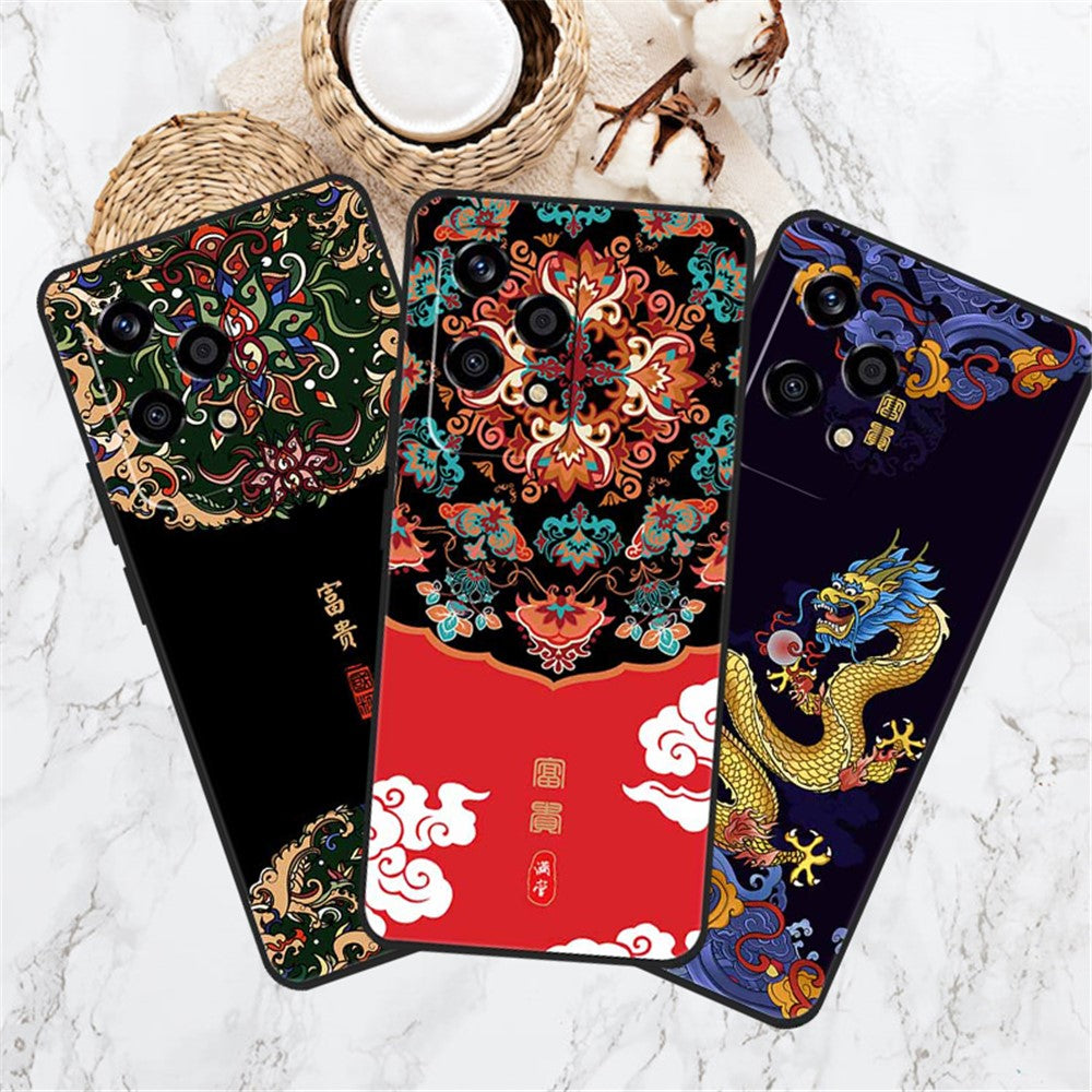 For Honor 200 Lite Case Pattern Printed TPU Shockproof Phone Cover