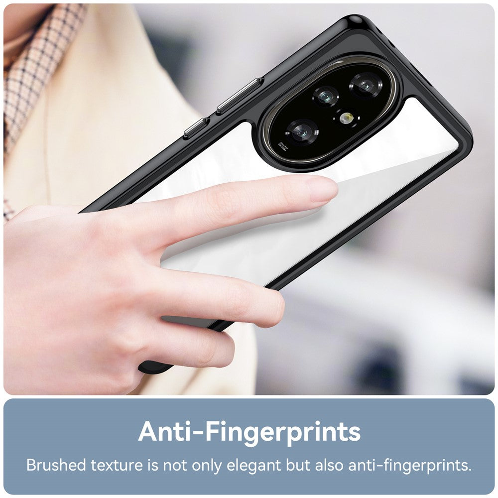 Honor 200 Pro 5G Transparente Handyhülle – Stoßfeste Rückseite, aus TPU & Acryl
