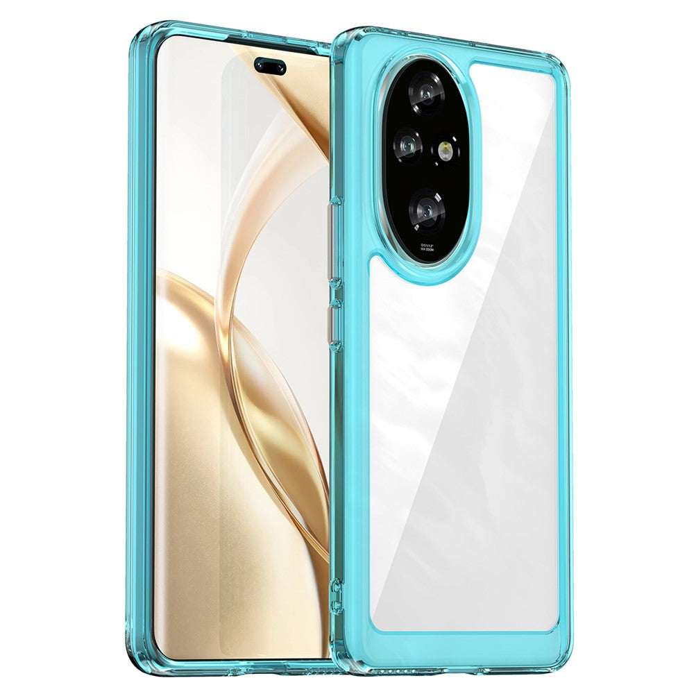 Honor 200 Pro 5G Transparente Handyhülle – Stoßfeste Rückseite, aus TPU & Acryl