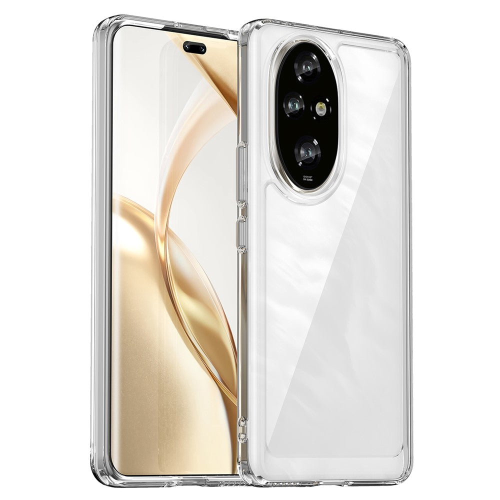 Honor 200 Pro 5G Transparente Handyhülle – Stoßfeste Rückseite, aus TPU & Acryl