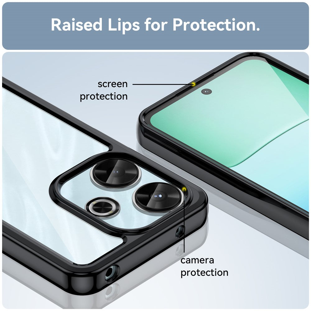 For Xiaomi Redmi 13 5G / 13 4G / Note 13R 5G / Poco M6 4G Case TPU+Acrylic Anti-Drop Phone Cover