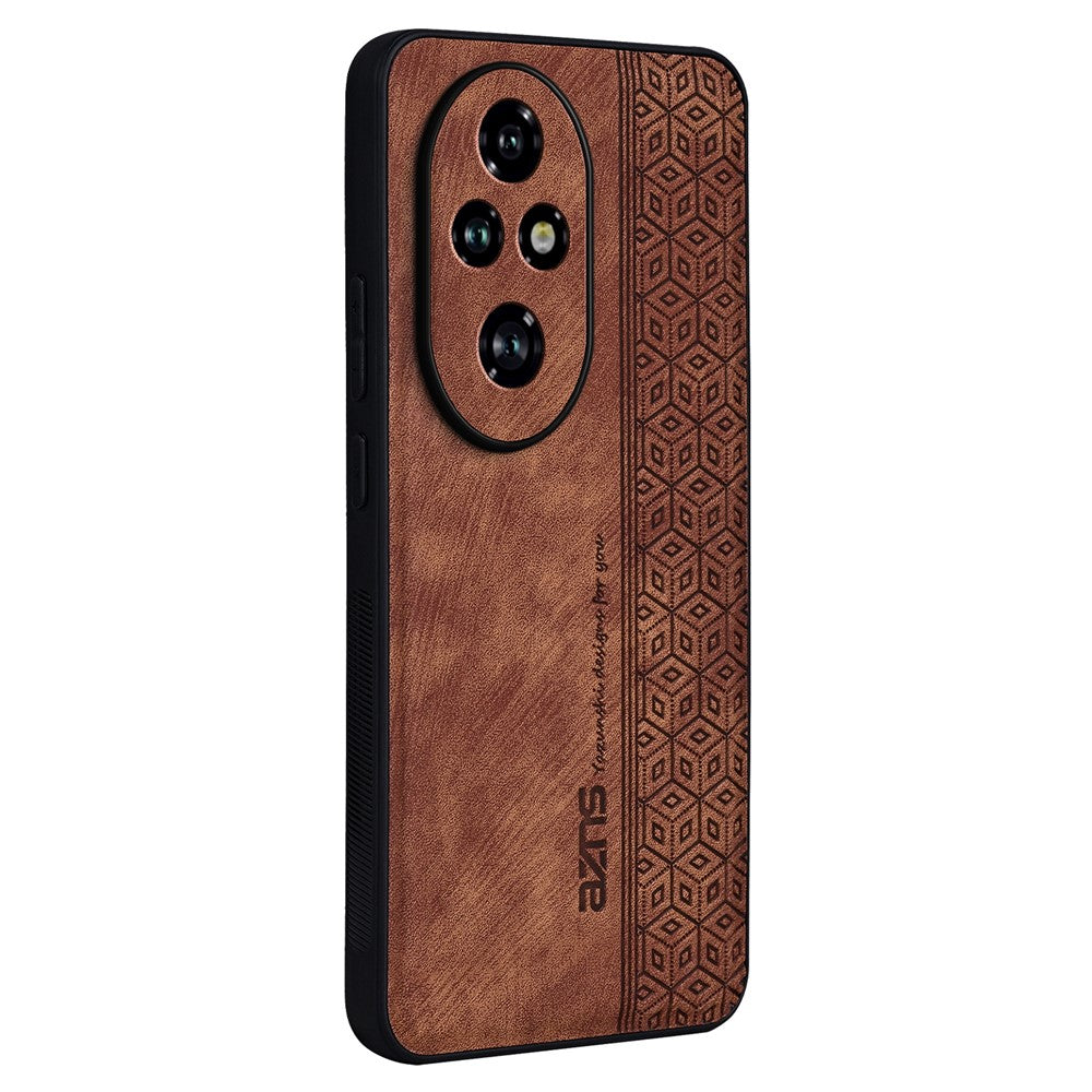 AZNS For Honor 200 Pro 5G Case Anti-Drop PU+TPU Phone Cover