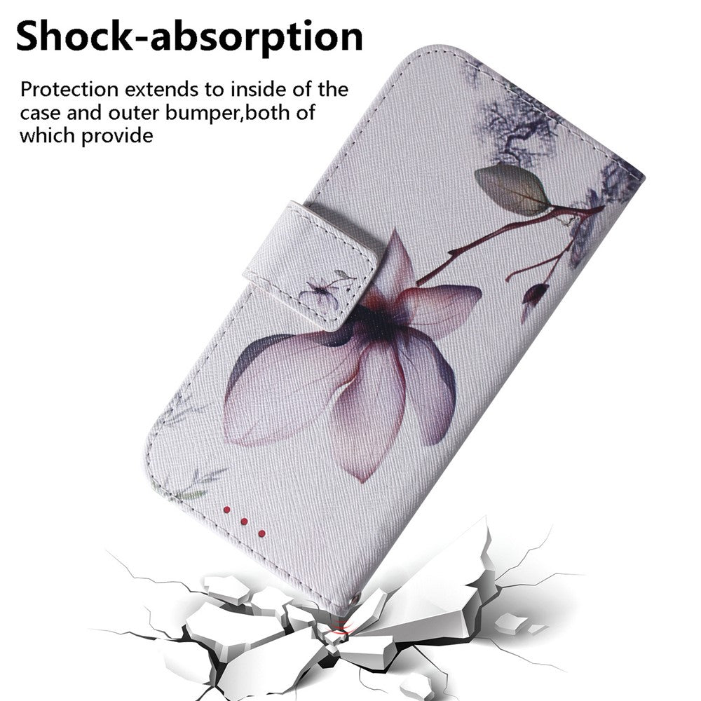 For Honor 200 Pro 5G Wallet Phone Case Pattern Print Anti-Drop PU Leather Flip Cover