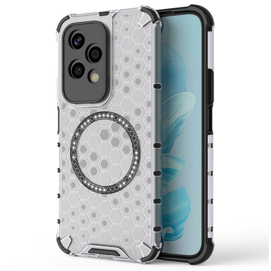 Honor 200 Lite Handyhülle – Magnetische mit Wabenstruktur aus TPU und PC