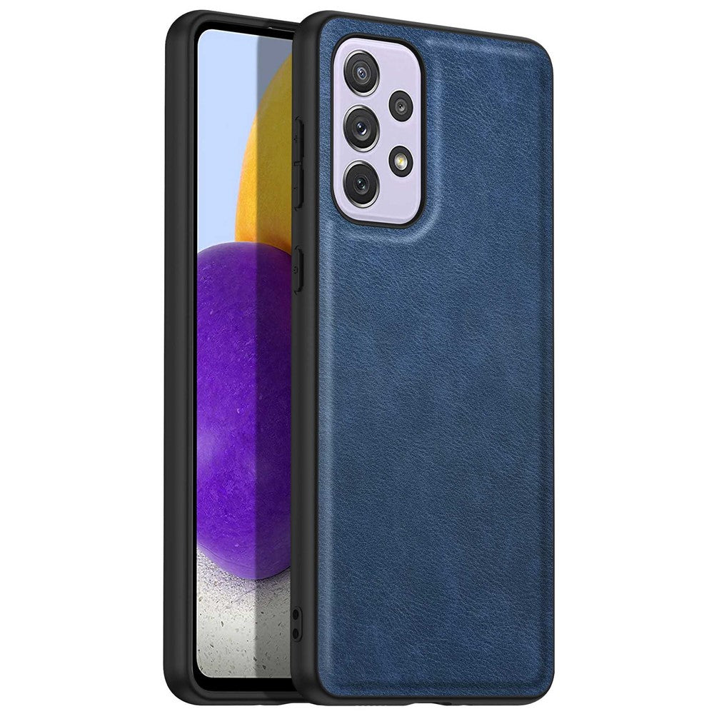 Galaxy A53 5G Lederhülle – stoßfest & einfarbig