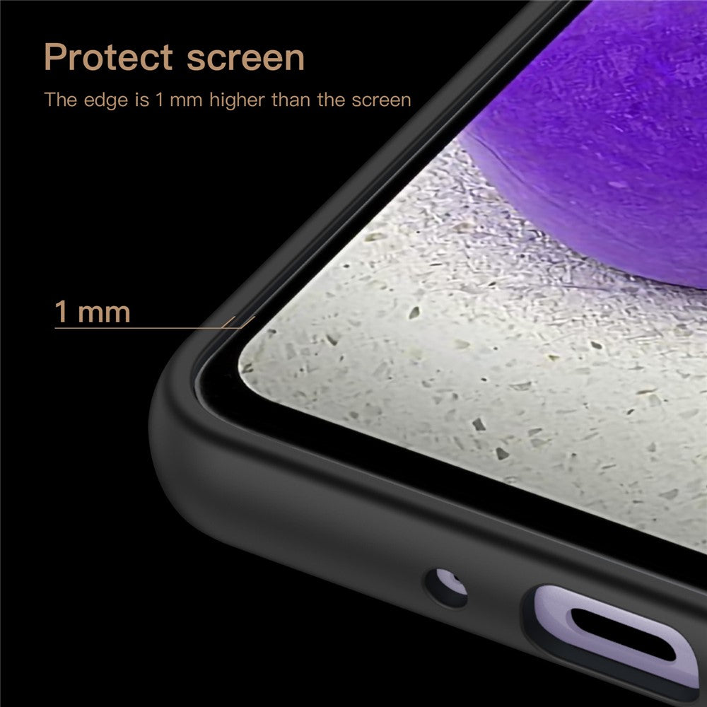 Galaxy A53 5G Lederhülle – stoßfest & einfarbig