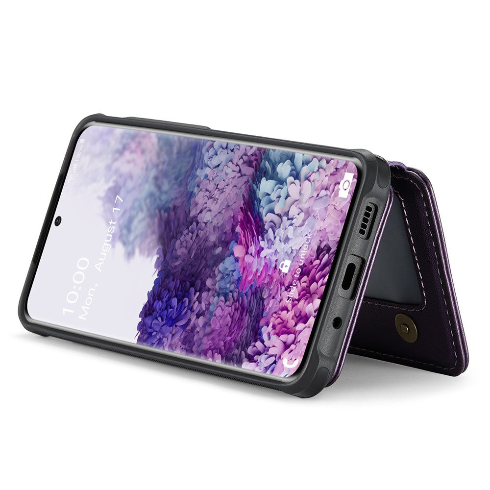 Galaxy S20 Plus 5G/4G Leder-Handyhülle – Mit abnehmbarer magnetische Kartentasche