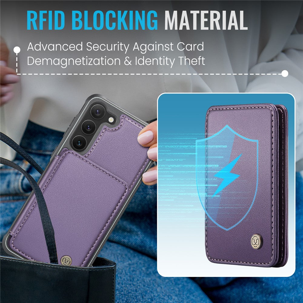 Galaxy S23 Plus Leder-Handyhülle – Mit abnehmbarer magnetische Kartentasche