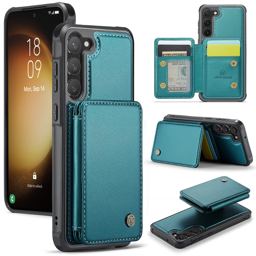 Galaxy S23 Plus Leder-Handyhülle – Mit abnehmbarer magnetische Kartentasche