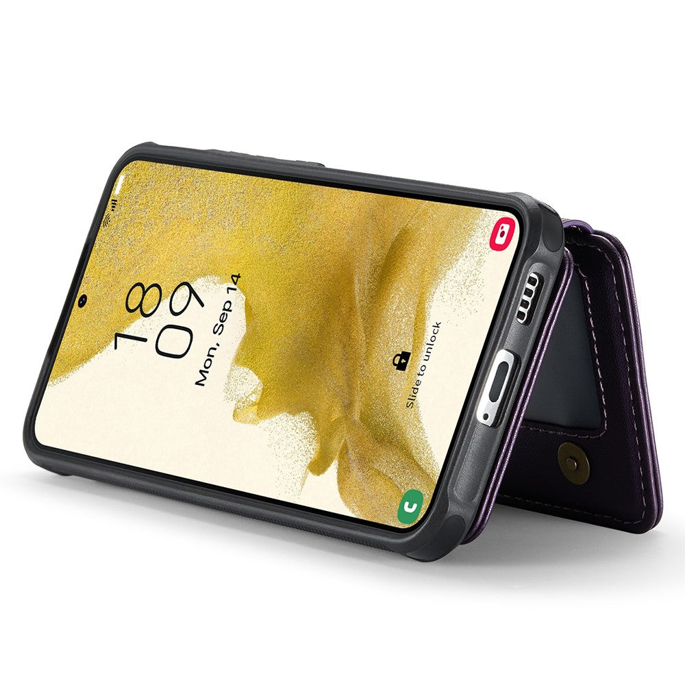 Galaxy S22 Plus 5G Leder-Handyhülle – Mit abnehmbarer magnetische Kartentasche