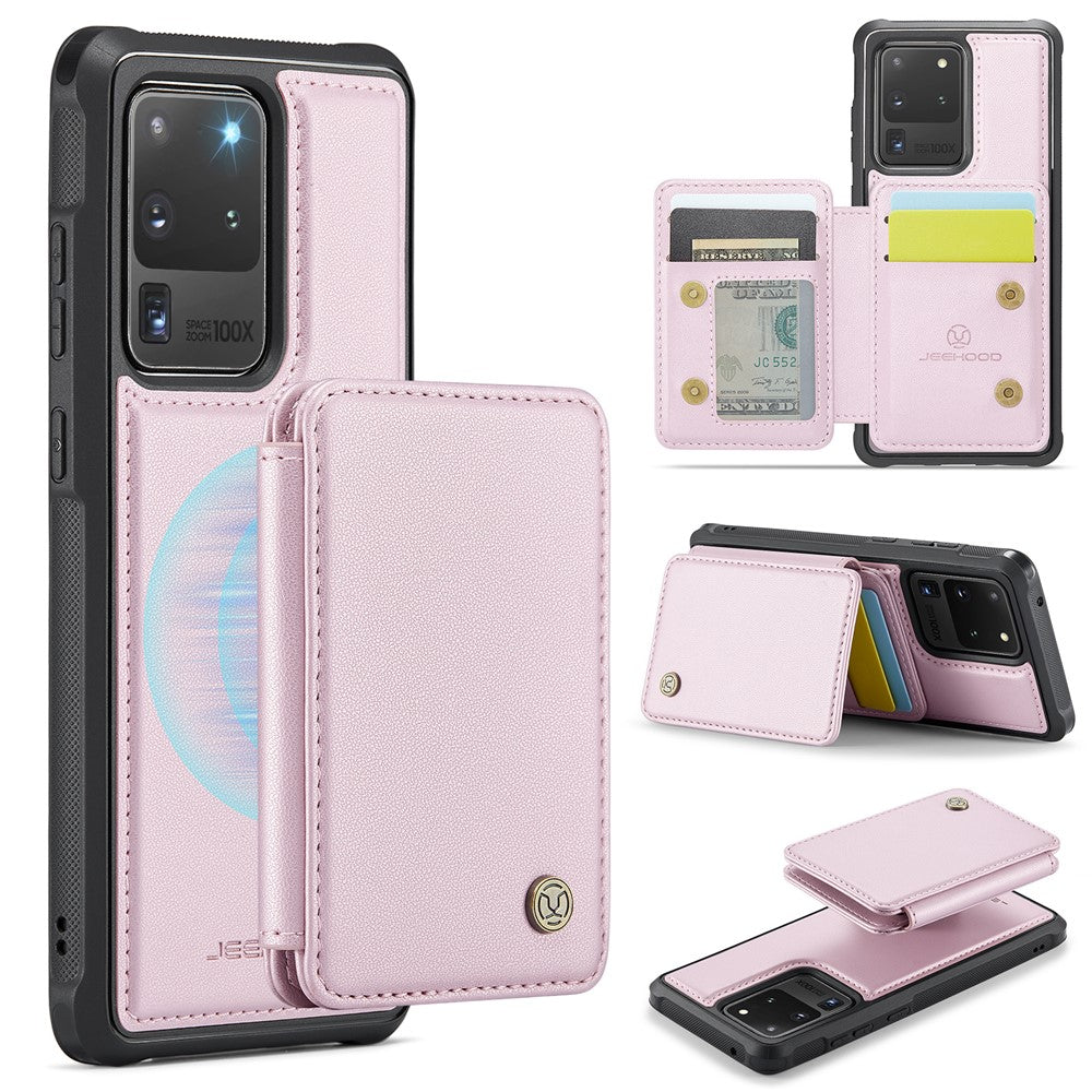 Galaxy S20 Ultra Leder-Handyhülle – Mit abnehmbarer magnetische Kartentasche
