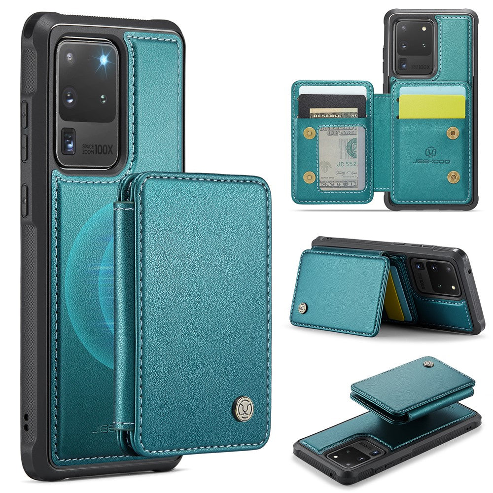 Galaxy S20 Ultra Leder-Handyhülle – Mit abnehmbarer magnetische Kartentasche