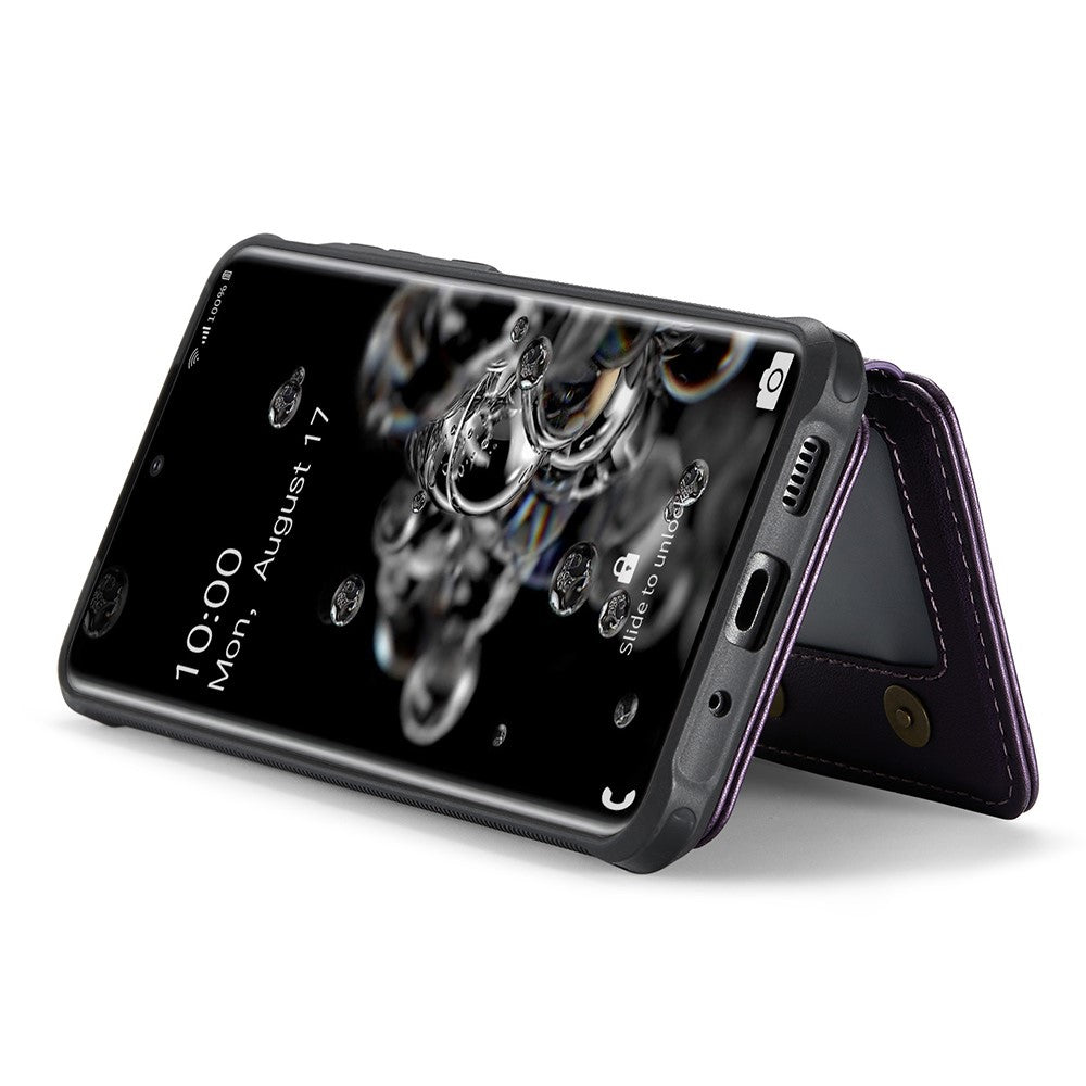 Galaxy S20 Ultra Leder-Handyhülle – Mit abnehmbarer magnetische Kartentasche