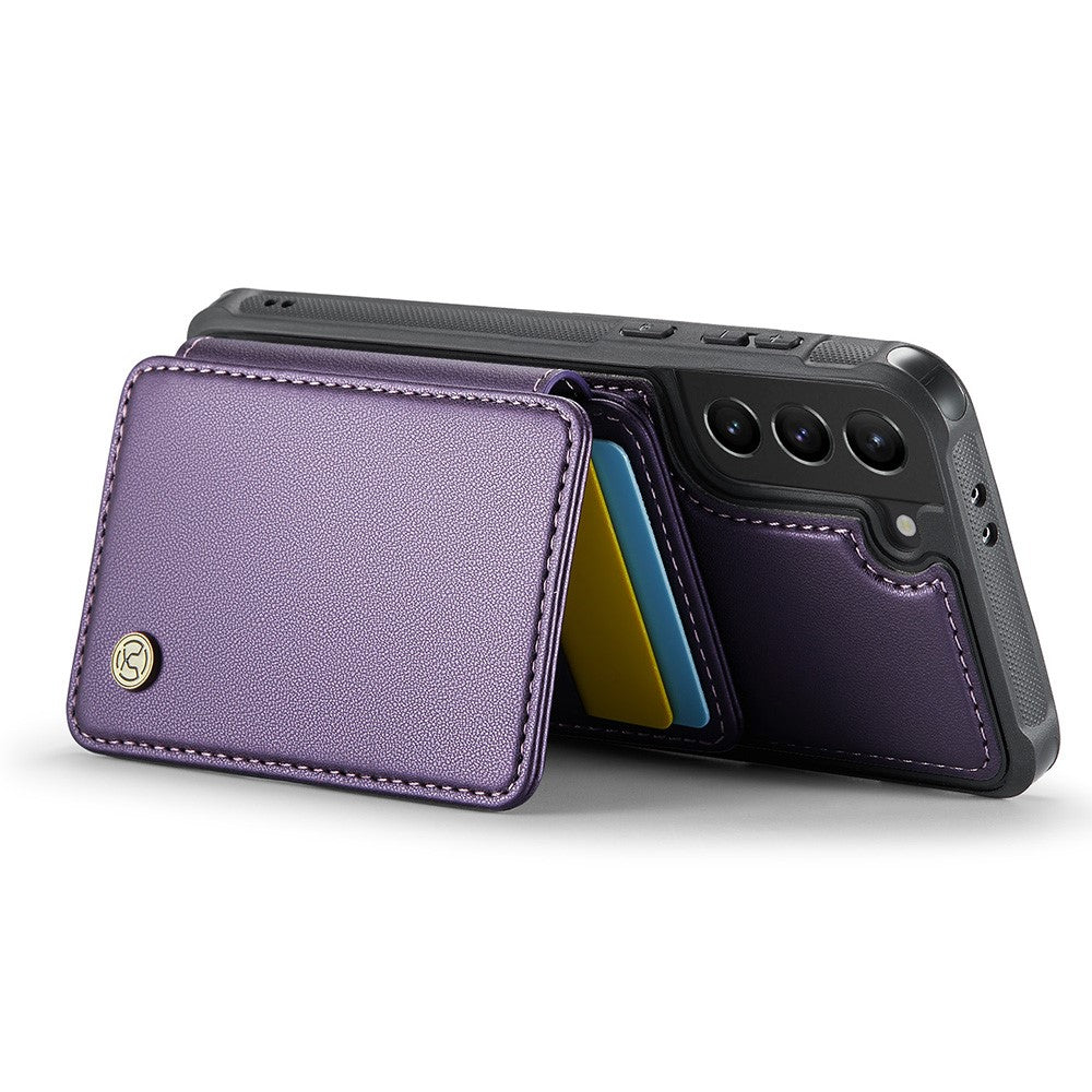Galaxy S21 5G/4G Leder-Handyhülle – Mit abnehmbarer magnetische Kartentasche